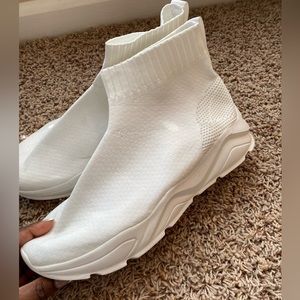 White sock shoe